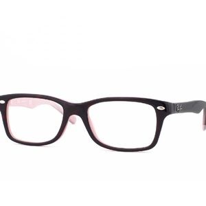 Ray-Ban Junior Eyeglasses RY1531 Top Havana Opal Pink Rectangular Frames